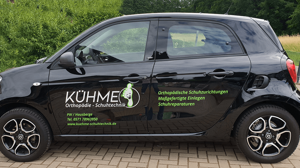 Kühme-Autobeschriftung