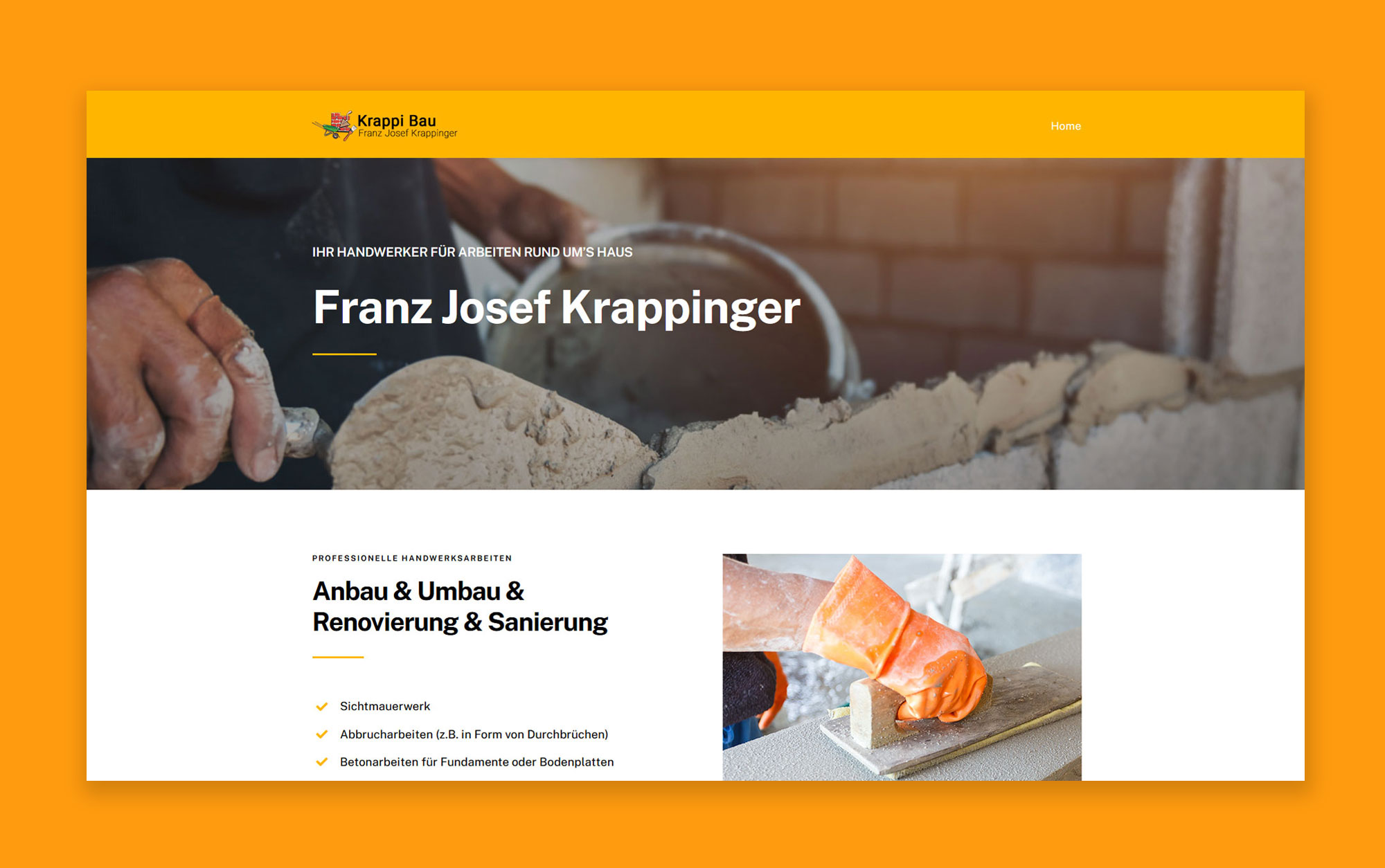 krappinger Webseiten für kleine Unternehmen