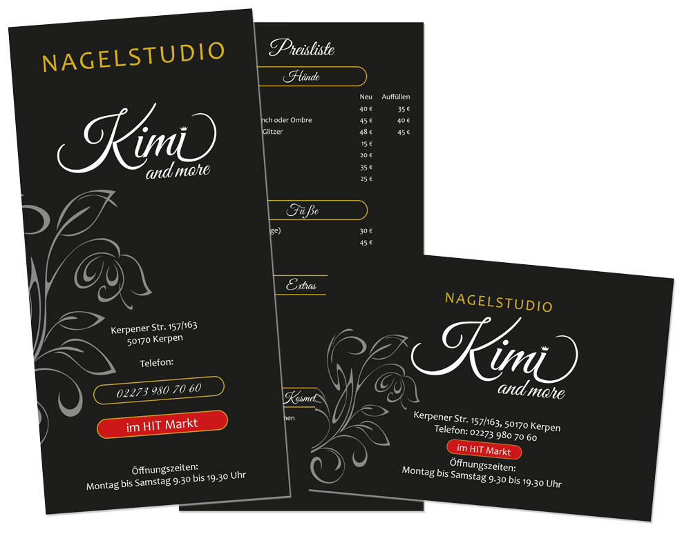 Flyer, Prospekte, kostengünstige Werbung, Printwerbung, Werbeatelier Baurichter